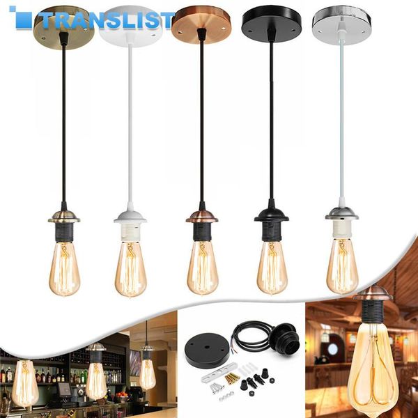 pendant lamps vintage edison lamp base e27 screw ceiling rose light holder socket for retro incandescent ac110v
pendant lamps vintage edison lamp base e27 screw ceiling rose light holder socket for retro incandescent ac110v
