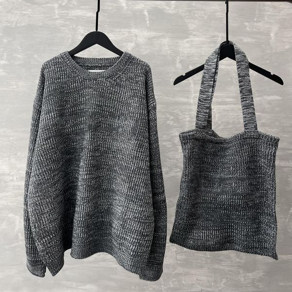 oversize grey mens sweater & bag kit minimalism style pullover fashion street kintted sweaters 15560, White;black
oversize grey mens sweater & bag kit minimalism style pullover fashion street kintted sweaters 15560, White;black