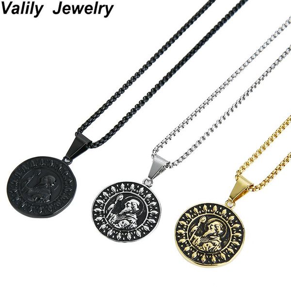 old man head pendant necklace stainless steel necklaces for men women catholic wholesale fashion jewelry friend gifts, Silver
old man head pendant necklace stainless steel necklaces for men women catholic wholesale fashion jewelry friend gifts, Silver