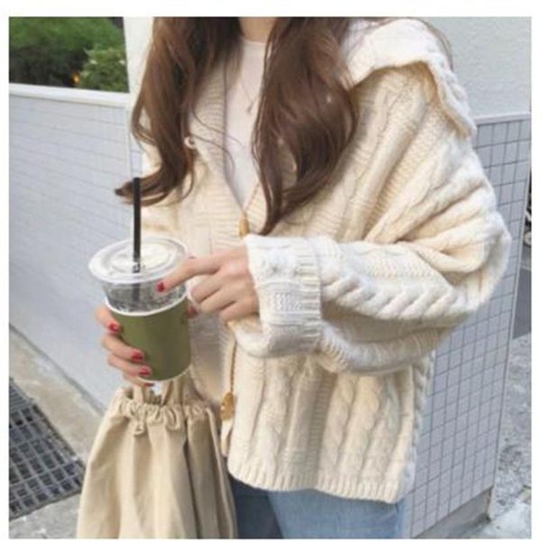 women's jackets knit sweater women autumn female casual long sleeve button cardigan knitted sweaters coat femme winter warm clothes, Black;brown
women's jackets knit sweater women autumn female casual long sleeve button cardigan knitted sweaters coat femme winter warm clothes, Black;brown
