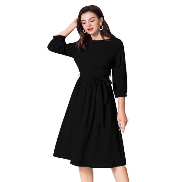 casual dresses zogaa dress summer 2021 solid for women 5 colors three quarter knee-length maxi woman, Black;gray
casual dresses zogaa dress summer 2021 solid for women 5 colors three quarter knee-length maxi woman, Black;gray