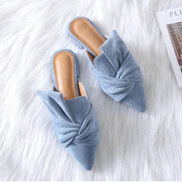 slippers elegant ladies mules summer women flock bow-knot flats fashion pointed toe office shoes slides woman slipper, Black
slippers elegant ladies mules summer women flock bow-knot flats fashion pointed toe office shoes slides woman slipper, Black