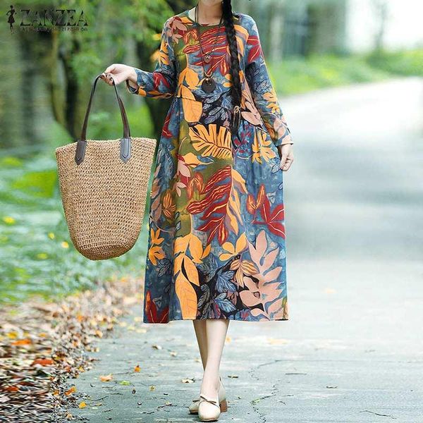oversized women's floral sundress zanzea bohemian printed summer midi dress casual long sleeve vestidos female patchwork robe dresses, Black;gray
oversized women's floral sundress zanzea bohemian printed summer midi dress casual long sleeve vestidos female patchwork robe dresses, Black;gray