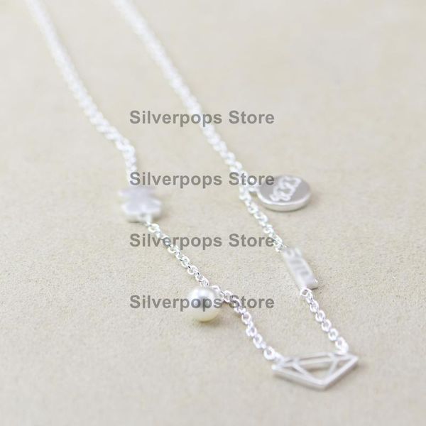 chains 925 sterling silver/ necklace /hollowed out diamond tag & pearl small tag/premium quality european spanish styles birthday
chains 925 sterling silver/ necklace /hollowed out diamond tag & pearl small tag/premium quality european spanish styles birthday