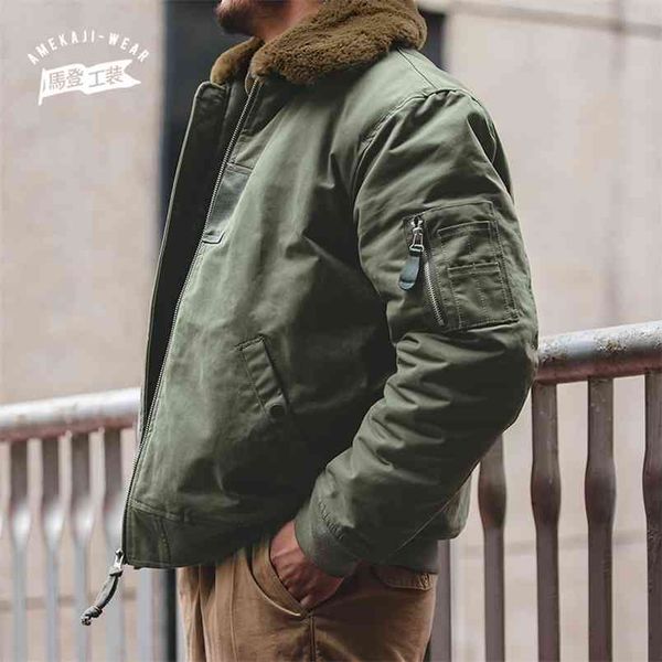maden winter b15 jackets men american retro bomber air force jacket coat fall padded fleece collar coats men's clothing 210811, Black;brown
maden winter b15 jackets men american retro bomber air force jacket coat fall padded fleece collar coats men's clothing 210811, Black;brown