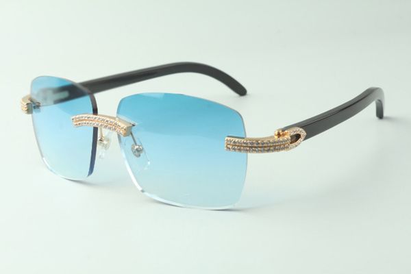 classic double row diamond sunglasses 3524025 with black buffalo horn arms glasses, direct sales, size: 18-140 mm, White;black
classic double row diamond sunglasses 3524025 with black buffalo horn arms glasses, direct sales, size: 18-140 mm, White;black