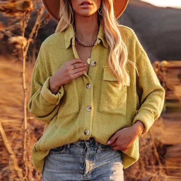 women's jackets corduroy jacket women casual fashion long sleeve solid cardigan single-breasted mid-length loose female fall lady cloth, Black;brown
women's jackets corduroy jacket women casual fashion long sleeve solid cardigan single-breasted mid-length loose female fall lady cloth, Black;brown