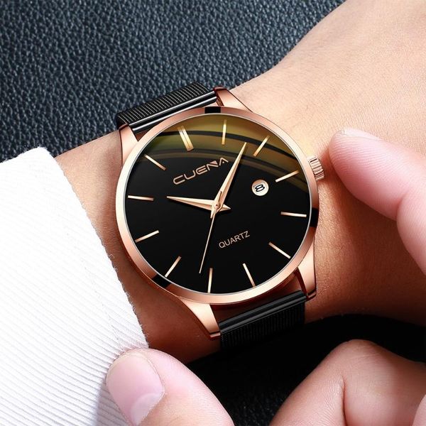 wristwatches cuena watches men creativ geometric round stainless steel men's quartz watch gift relogio masculino, Slivery;brown
wristwatches cuena watches men creativ geometric round stainless steel men's quartz watch gift relogio masculino, Slivery;brown
