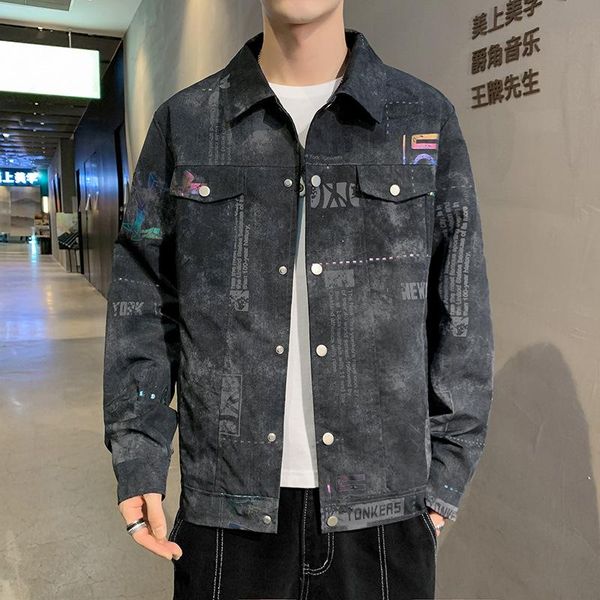 men's jackets denim jacket male autumn 2021 ins trend handsome youth casual shirt collar men, Black;brown
men's jackets denim jacket male autumn 2021 ins trend handsome youth casual shirt collar men, Black;brown