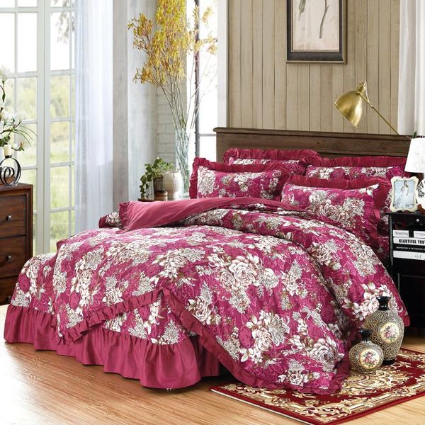 bedding sets peony red king lace 100%cotton set duvet cover pillowcase flat bed sheet bedspreads home el bedclothes bedroom
bedding sets peony red king lace 100%cotton set duvet cover pillowcase flat bed sheet bedspreads home el bedclothes bedroom
