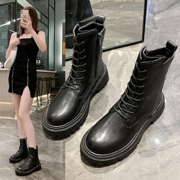 boots 2021 black platform combat ankle for women lace up buckle strap woman shoes winter biker
boots 2021 black platform combat ankle for women lace up buckle strap woman shoes winter biker