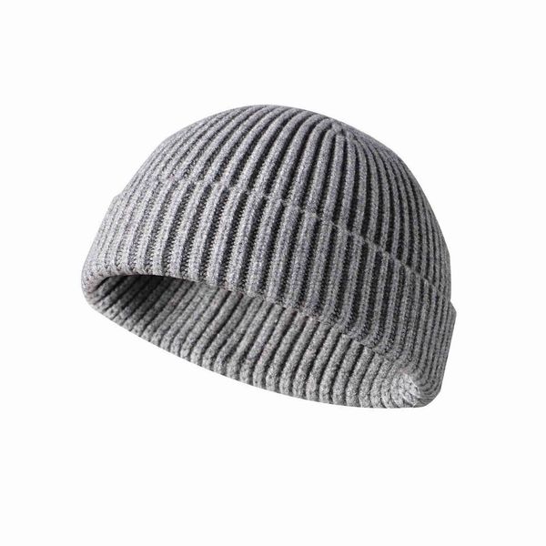 new men women winter knitted hat beanie skullcap sailor cap cuff brimless retro warm hat black gray pink red yellow y21111, Blue;gray
new men women winter knitted hat beanie skullcap sailor cap cuff brimless retro warm hat black gray pink red yellow y21111, Blue;gray