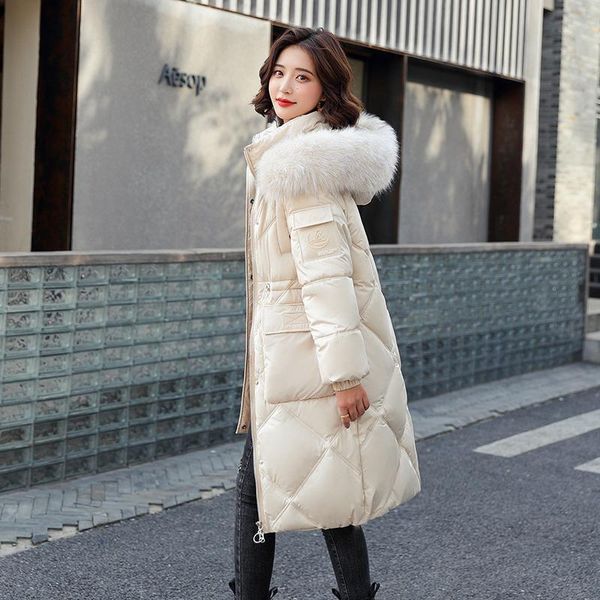 women's down & parkas kuyomens long women winter large fur collar hooded jacket thickness cotton padded lady overcoat female snow outwe, Black
women's down & parkas kuyomens long women winter large fur collar hooded jacket thickness cotton padded lady overcoat female snow outwe, Black