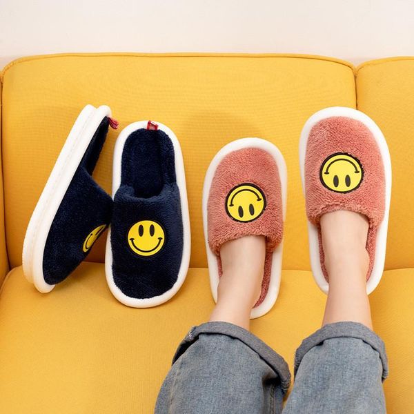 winter women's warm slippers couple cute fluffy shoes plush smile slides home indoor flip flops women/man non-slip house, Black
winter women's warm slippers couple cute fluffy shoes plush smile slides home indoor flip flops women/man non-slip house, Black