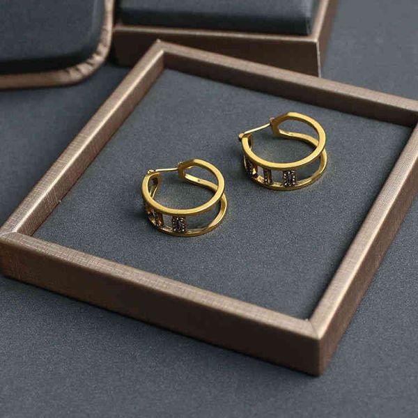 70% off new brass ring earrings diamond letter fashion net red personality earrings female, Silver
70% off new brass ring earrings diamond letter fashion net red personality earrings female, Silver