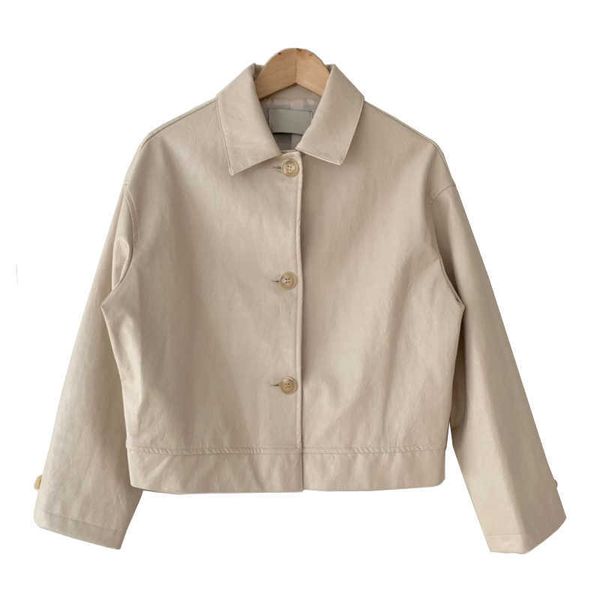 perhaps u women pu faux leather white beige black jacket turn down collar outwear button high street c0340 210529, Black;brown
perhaps u women pu faux leather white beige black jacket turn down collar outwear button high street c0340 210529, Black;brown
