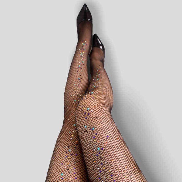 women rhinestones pantyhose shiny diamond summer fishnet tights transparent stockings bling medias de mujer fashion party y1130, Black;white
women rhinestones pantyhose shiny diamond summer fishnet tights transparent stockings bling medias de mujer fashion party y1130, Black;white