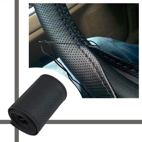 steering wheel covers 2021 anti-slip breathable pu leather diy car cover case with needles and thread fit for diameter 36-38cm
steering wheel covers 2021 anti-slip breathable pu leather diy car cover case with needles and thread fit for diameter 36-38cm