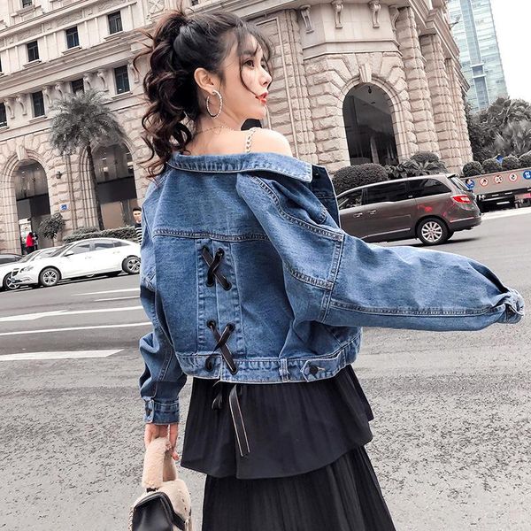 women's jackets sweet streetwear women retro vinatge fashion casual zip up girls blue jean denim spring autumn wear korean jeans short, Black;brown
women's jackets sweet streetwear women retro vinatge fashion casual zip up girls blue jean denim spring autumn wear korean jeans short, Black;brown