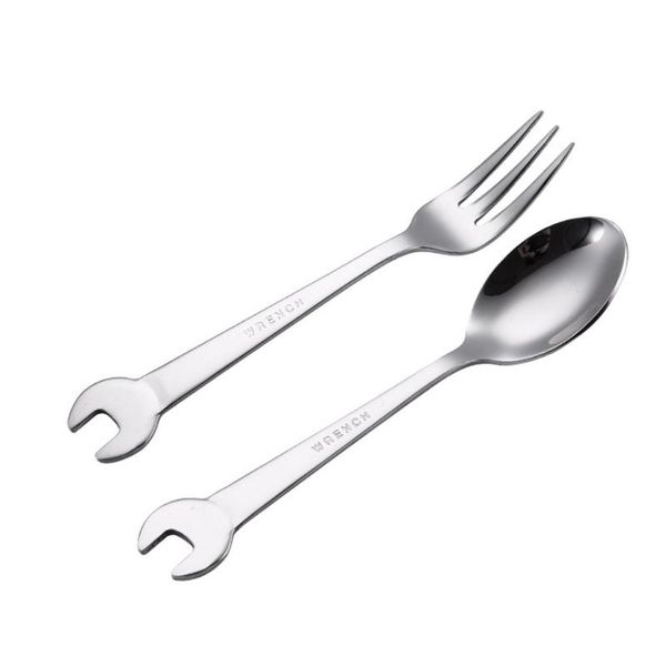 forks 304 stainless steel spanner spoon fork creative wrench shape dinnerware tableware kitchen cooking accessories tools
forks 304 stainless steel spanner spoon fork creative wrench shape dinnerware tableware kitchen cooking accessories tools