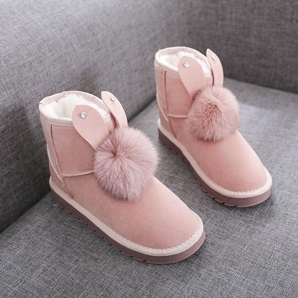 boots cute women winter warm cozy fleece booties comfort boot shoes with fur ball, Black
boots cute women winter warm cozy fleece booties comfort boot shoes with fur ball, Black