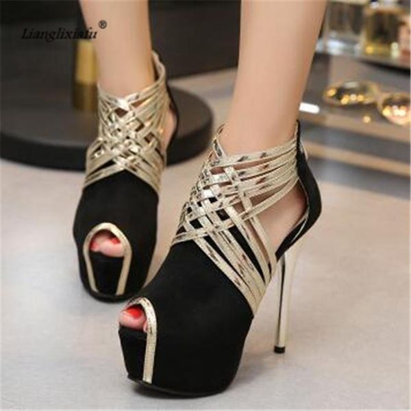 llxf:35-46 shoes women cross-strap sandals large size us11 12 13 ladies peep toe stilettos 14cm thin heels wedding pumps dress, Black
llxf:35-46 shoes women cross-strap sandals large size us11 12 13 ladies peep toe stilettos 14cm thin heels wedding pumps dress, Black