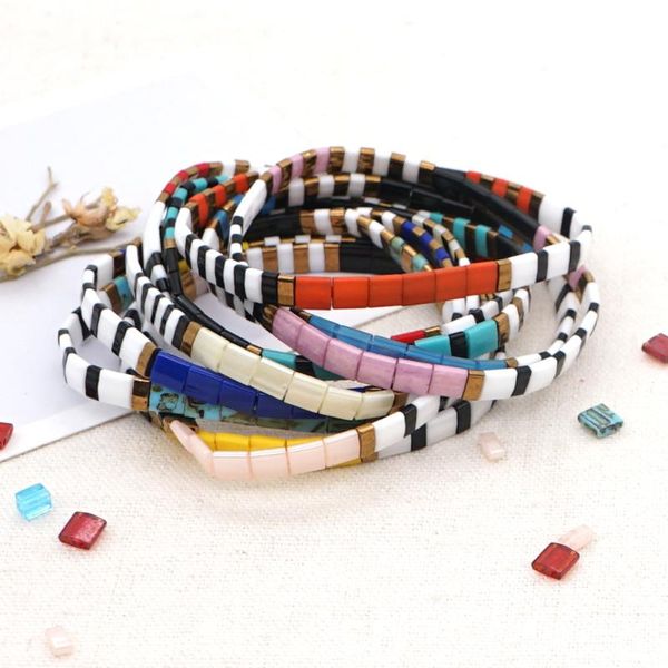 go2boho miyuki tila bead bracelet for women pulseira mujer moda feminina 2021 trendy jewelry beaded bracelets girl gift charm, Golden;silver
go2boho miyuki tila bead bracelet for women pulseira mujer moda feminina 2021 trendy jewelry beaded bracelets girl gift charm, Golden;silver