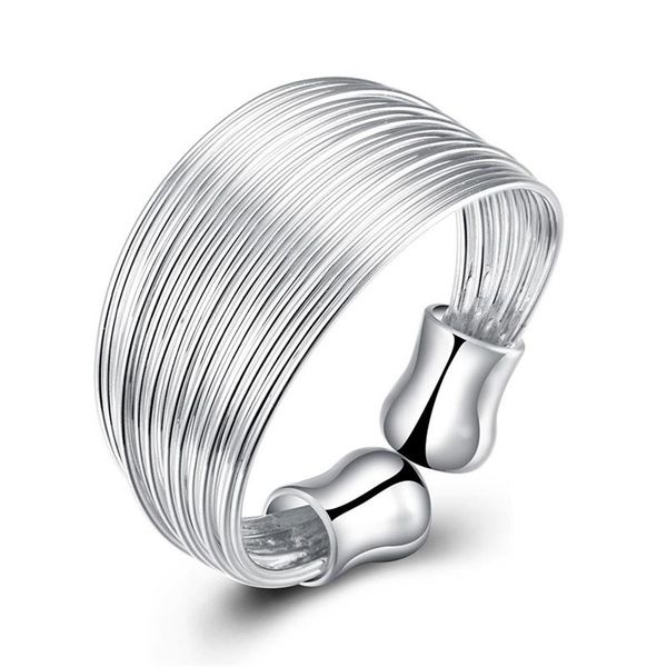 wedding rings babyllnt 925 silver multi-line open ring for women engagement party fashion charm jewelry gift, Slivery;golden
wedding rings babyllnt 925 silver multi-line open ring for women engagement party fashion charm jewelry gift, Slivery;golden