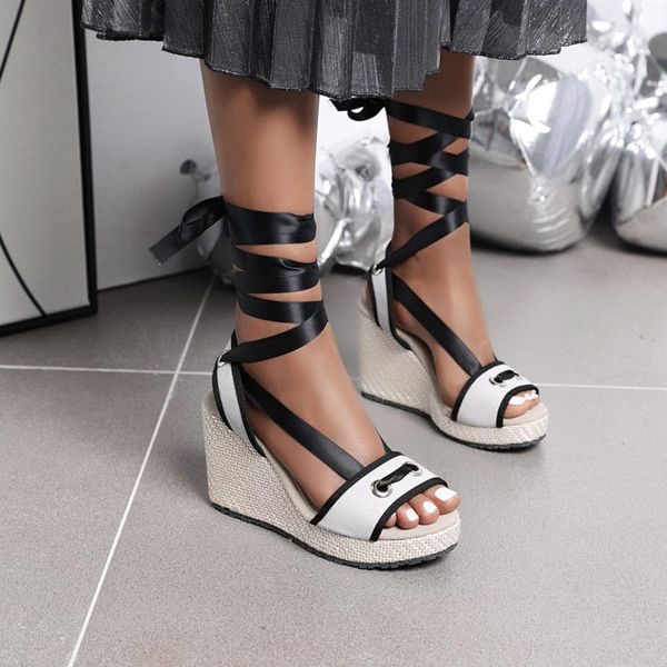 sandals 2021 the listing wedges women cross-strap mixed colors high heels female fashion casual women's spring shoes, Black
sandals 2021 the listing wedges women cross-strap mixed colors high heels female fashion casual women's spring shoes, Black