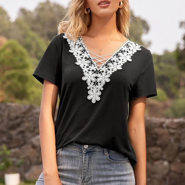 women's t-shirt lace patchwork women hollow out shortsleeve crew neck button mesh design spring fashion white vintage t shirts
women's t-shirt lace patchwork women hollow out shortsleeve crew neck button mesh design spring fashion white vintage t shirts