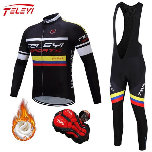 racing sets teleyi winter thermal fleece 2021 cycling jersey long set men mtb cycle clothing sportswear mountain bike clothes ropa ciclismo, Black;blue
racing sets teleyi winter thermal fleece 2021 cycling jersey long set men mtb cycle clothing sportswear mountain bike clothes ropa ciclismo, Black;blue