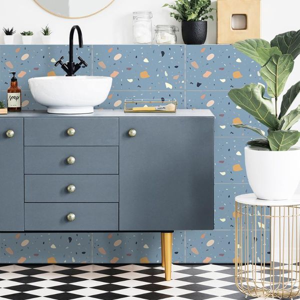 wallpapers blue terrazzo self-adhesive marble floor tile wall sticker pvc oil-proof waterproof for home living room bedroom
wallpapers blue terrazzo self-adhesive marble floor tile wall sticker pvc oil-proof waterproof for home living room bedroom