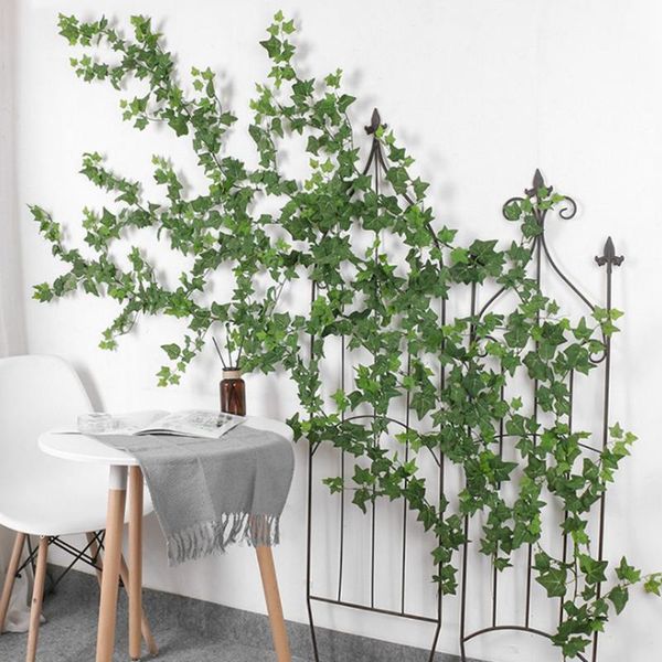 decorative flowers & wreaths 2m artificial ivy green leaf garland plants vine fake foliage home decor plastic flower rattan string 
decorative flowers & wreaths 2m artificial ivy green leaf garland plants vine fake foliage home decor plastic flower rattan string
