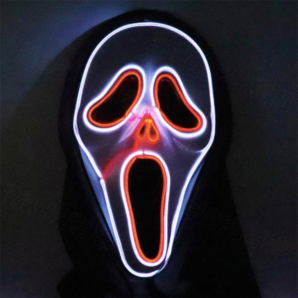 led luminous screaming ghost el wired glowing skull mask for halloween horror party costumes accessories creative scary mask
led luminous screaming ghost el wired glowing skull mask for halloween horror party costumes accessories creative scary mask