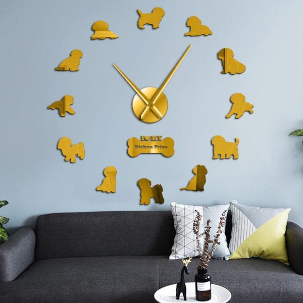wall clocks bichon frise dog size adjustable acrylic simple diy clock animal silhouette art decor
wall clocks bichon frise dog size adjustable acrylic simple diy clock animal silhouette art decor