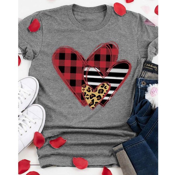 plaid striped leopard hearts colored womens t shirts print cute valentines day short women graphic tees outfits, White
plaid striped leopard hearts colored womens t shirts print cute valentines day short women graphic tees outfits, White