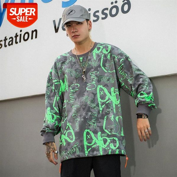 street fashion printed sweater high oversize graffiti letters loose pullover #ci3y, Black
street fashion printed sweater high oversize graffiti letters loose pullover #ci3y, Black