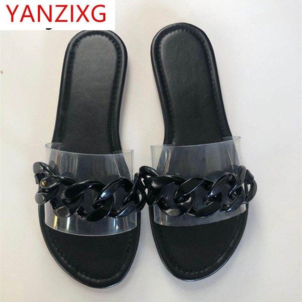 sandals 2021 summer fashion comfortable round head women's set foot flat open toe casual slippers, Black
sandals 2021 summer fashion comfortable round head women's set foot flat open toe casual slippers, Black