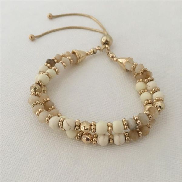 beaded, strands casual gold color plating beige bead strand bracelet for women girl, Black
beaded, strands casual gold color plating beige bead strand bracelet for women girl, Black