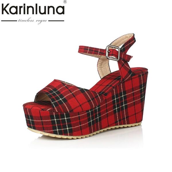scotticize check gingham big size 33-45 platform women shoes vintage wedges high heels dating sandals plaid dress, Black
scotticize check gingham big size 33-45 platform women shoes vintage wedges high heels dating sandals plaid dress, Black