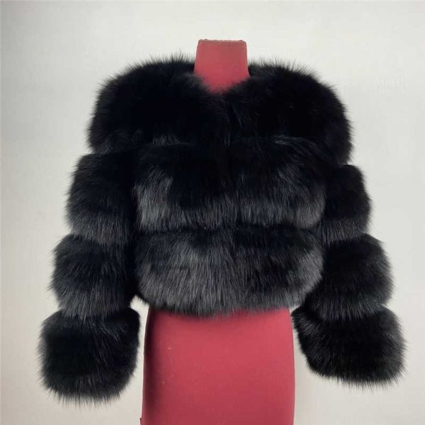 real fox fur winter new natural fox fur coat short section warm thickening fashion luxury slim real fur coat women c0925, Black
real fox fur winter new natural fox fur coat short section warm thickening fashion luxury slim real fur coat women c0925, Black