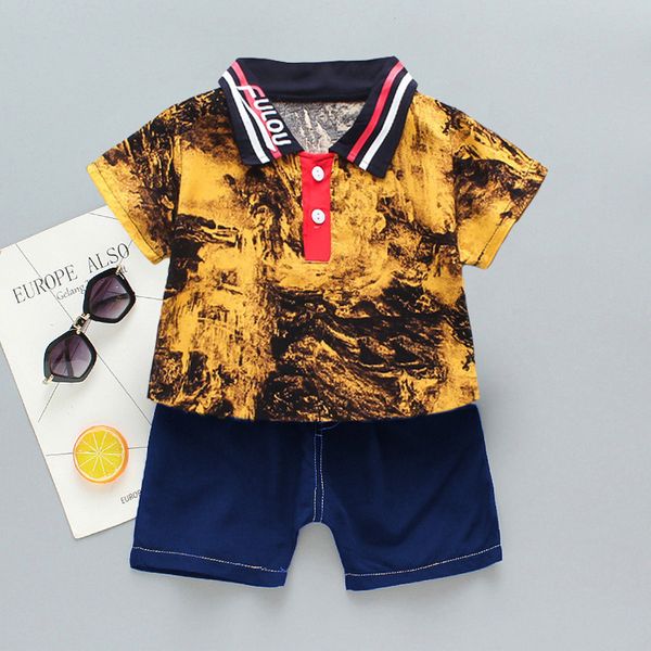 children wear boys' summer short sleeve shirt set 1-5 years old clothes day beach thin style, White
children wear boys' summer short sleeve shirt set 1-5 years old clothes day beach thin style, White