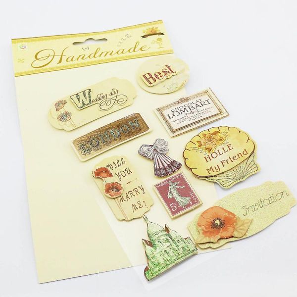 vintage scrapbooking 3d paper stickers handmade card making arts and craft decoraton cutting dies embellishment 6sheets/lot gift wrap
vintage scrapbooking 3d paper stickers handmade card making arts and craft decoraton cutting dies embellishment 6sheets/lot gift wrap