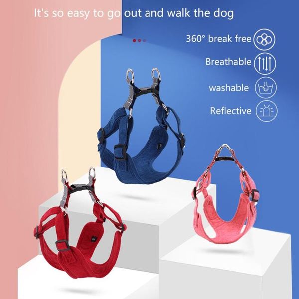 pet polyester dog harness for leash reflective safe walking vest small and medium dogs collars & leashes
pet polyester dog harness for leash reflective safe walking vest small and medium dogs collars & leashes