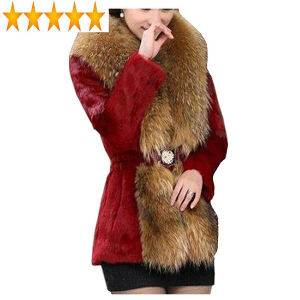 women's fur & faux jackets 2021 winter coat women plus size korean fake mink coats female jacket chaqueta mujer kj315, Black
women's fur & faux jackets 2021 winter coat women plus size korean fake mink coats female jacket chaqueta mujer kj315, Black