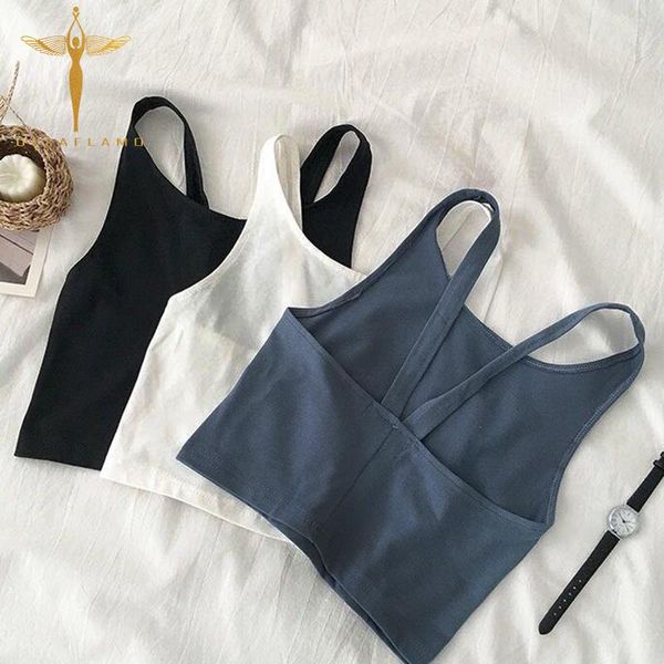 round neck off shoulder women cropped backless bodycon basic tank streetwear nightclub vintage female vest women's tanks & cam, White
round neck off shoulder women cropped backless bodycon basic tank streetwear nightclub vintage female vest women's tanks & cam, White