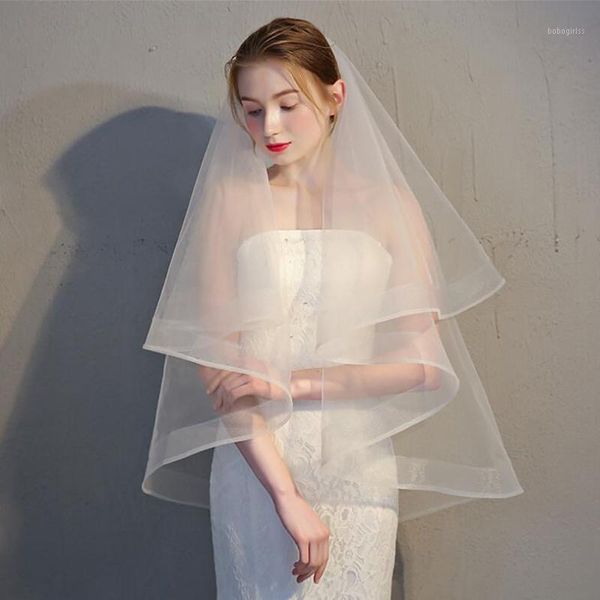 simple two layers short tulle white wedding veils 2021 ivory bridal veil for bride mariage accessories hair1
simple two layers short tulle white wedding veils 2021 ivory bridal veil for bride mariage accessories hair1