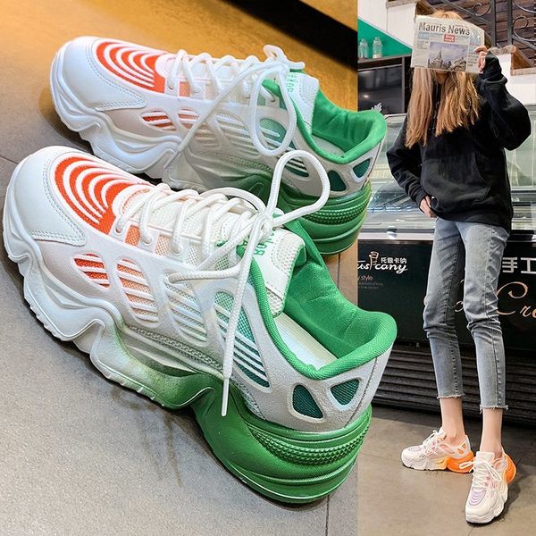 students clunky sneakers womens 2021 spring and summer new mesh breathable womens fashionable platform casual sneakers women, Black
students clunky sneakers womens 2021 spring and summer new mesh breathable womens fashionable platform casual sneakers women, Black