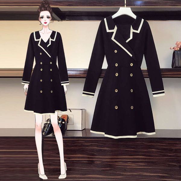 casual dresses dress women clothes spring large women's fat mm french hepburn style cover belly show thin knitting bottomed s1fz, Black;gray
casual dresses dress women clothes spring large women's fat mm french hepburn style cover belly show thin knitting bottomed s1fz, Black;gray