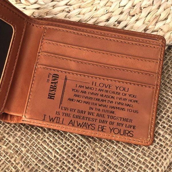 to my husband custom leather wallet for men,personalized rifd blocking silm money clips,gift men on birthday,anniversary, Red;black
to my husband custom leather wallet for men,personalized rifd blocking silm money clips,gift men on birthday,anniversary, Red;black